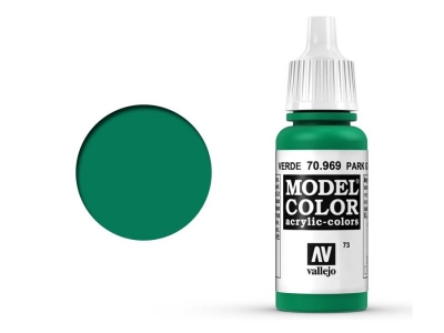 Vallejo Model Color, 70.969, Park Green Flat, Парковая зелёная, 17 мл