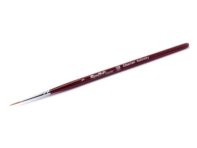 Круглая кисть Roubloff Master 301T № 1 (1 мм), колонок, короткая ручка
