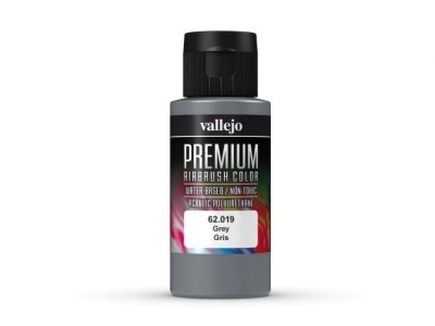 Vallejo Premium AirBrush Color, 62.019, Серая, 60 мл