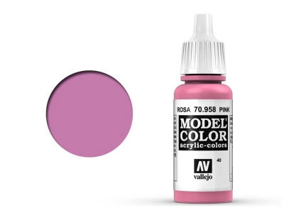 Vallejo Model Color, 70.958, Pink, Розовая, 17 мл