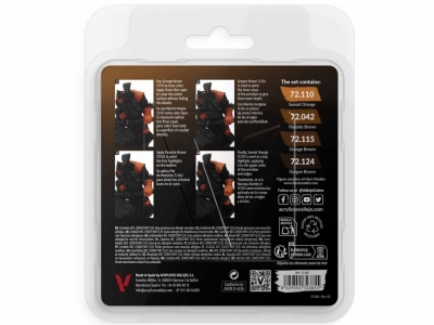 Набор красок Leather Color Set для кисти, 72.385