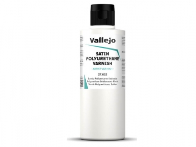 Vallejo Satin Varnish, 27.652, Сатиновый полиуретановый лак, 200 мл