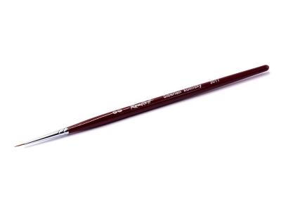 Круглая кисть Roubloff Master 301T № 00 (0,6 мм), колонок, короткая ручка