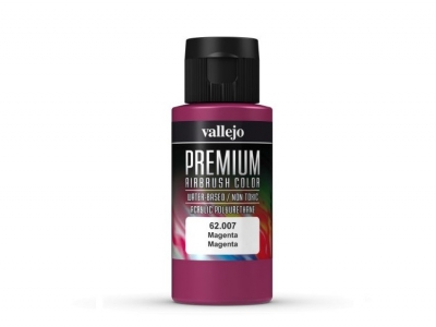 Vallejo Premium AirBrush Color, 62.007, Маджента, 60 мл