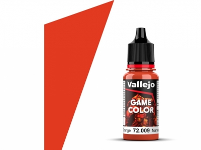 Vallejo Game Color, 72.009, Hot Orange, Ярко-оранжевая, 18 мл