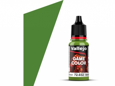 Vallejo Game Color, 72.032, Escorpena Green, Ядовитый зелёный, 18 мл