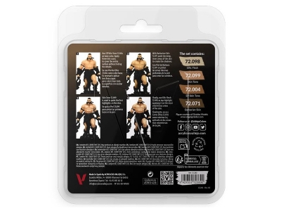 Набор красок Tanned Skin Set для кисти, 72.380