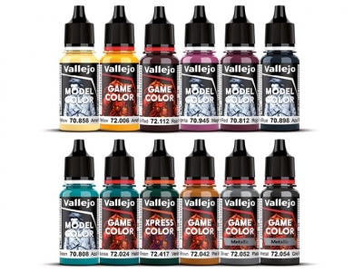 Набор красок Dark Future Set для кисти и фигурка, 72.202