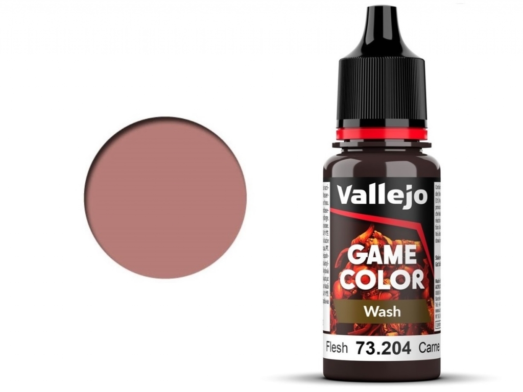 Vallejo Game Color 73.204, Flesh Wash, проливка телесная | Краска