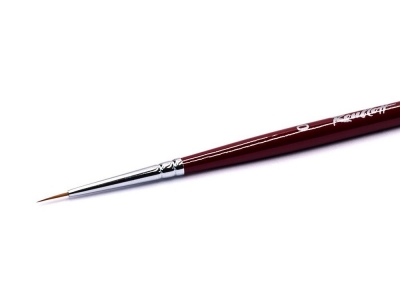 Круглая кисть Roubloff Master 301T № 0 (0,8 мм), колонок, короткая ручка