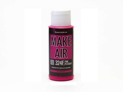 Make Air Розовая флуоресцентная для бодиарта, 60 мл
