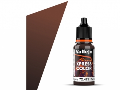 Vallejo Xpress Color, 72.472, Mahogany, Красное дерево, 18 мл