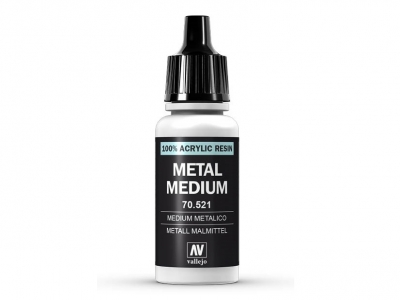 Vallejo Metal Medium, 70.521, Металлический медиум, 17 мл