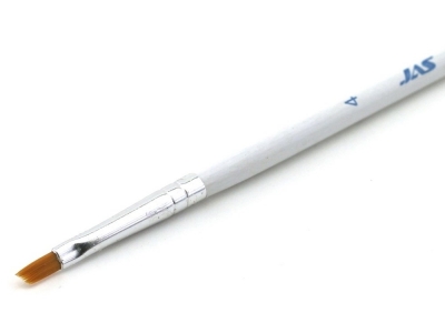 Ретушная кисть Jas 3634 № 4, синтетика, короткая ручка