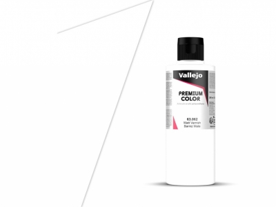 Vallejo Premium Matt Varnish, 63.062, Матовый лак, 200 мл