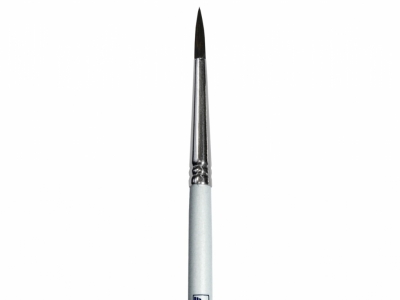 Круглая кисть "Баргузин" № 5 (3 мм), белка, короткая ручка