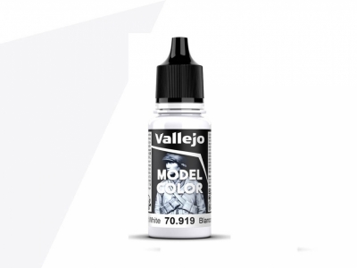 Vallejo Model Color, 70.919, Cold White, Белый грунт, 18 мл