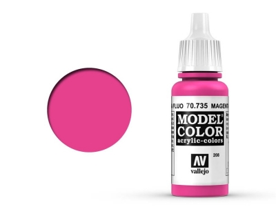 Vallejo Model Color, 70.735, Magenta Fluorescent, Маджента флюр, 17 мл