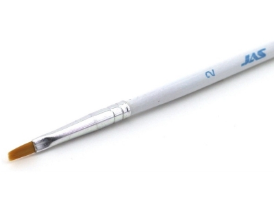 Плоская кисть Jas 3622 № 2, синтетика, короткая ручка