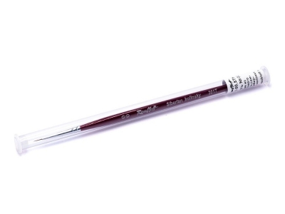 Круглая кисть Roubloff Master 301T № 00 (0,6 мм), колонок, короткая ручка