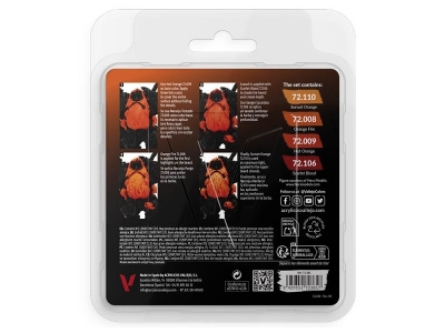 Набор красок Orange Color Set для кисти, 72.381