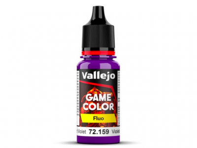 Vallejo Game Color, 72.159, Fluo Violet, Неоновый фиолетовый, 18 мл