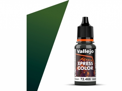 Vallejo Xpress Color, 72.466, Armor Green, Зелёная броня, 18 мл