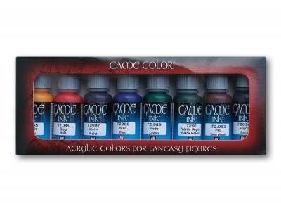 Набор красок Game Inks для кисти/аэрографа, 72.296