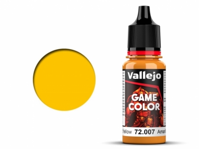 Vallejo Game Color, 72.007, Gold Yellow, Золотисто-жёлтая, 18 мл