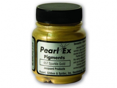 Перламутровый пигмент Jacquard Pearl Ex, JPX657, Сверкающее золото, 21,26 г