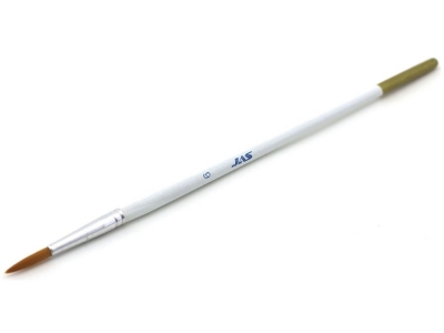 Круглая кисть Jas 3611 № 6, синтетика, короткая ручка