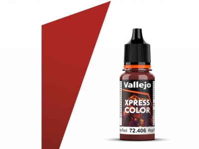 Vallejo Xpress Color, 72.406, Plasma Red, Красная плазма, 18 мл