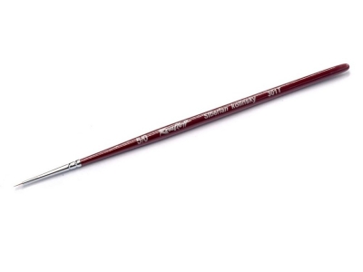 Круглая кисть Roubloff Master 301T № 5/0 (0,5 мм), колонок, короткая ручка