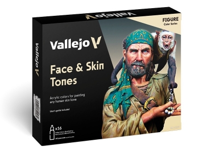 Набор красок Face and Skin Tones для кисти, 70.258