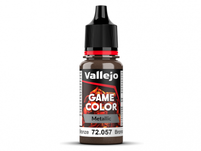 Vallejo Game Color, 72.057, Bright Bronze, Металлик яркая бронза, 18 мл