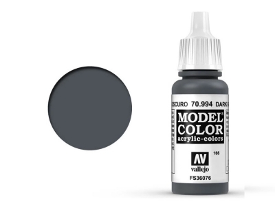 Vallejo Model Color, 70.994, Dark Grey, Тёмная серая, 17 мл