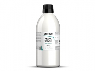 Vallejo Gloss Acrylic Varnish, 28.517, Глянцевый акриловый лак, 500 мл