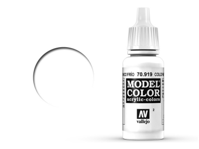 Vallejo Model Color, 70.919, Cold White, Белый грунт, 17 мл
