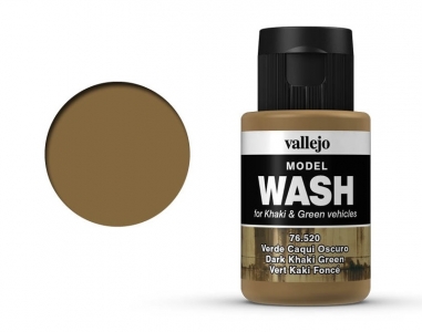 Vallejo Model Wash, 76.520, Проливка Хаки тёмно-зелёная, 35 мл
