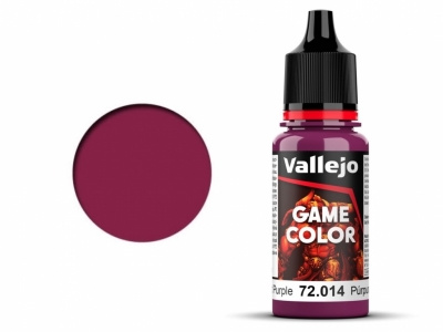 Vallejo Game Color, 72.014, Warlord Purple, Красновато-фиолетовый, 18 мл