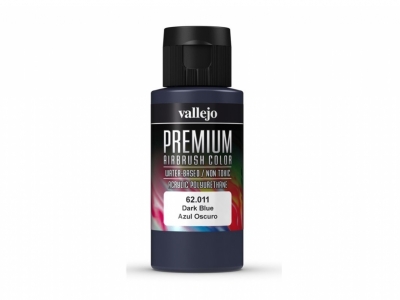 Vallejo Premium AirBrush Color, 62.011, Тёмно-синяя, 60 мл