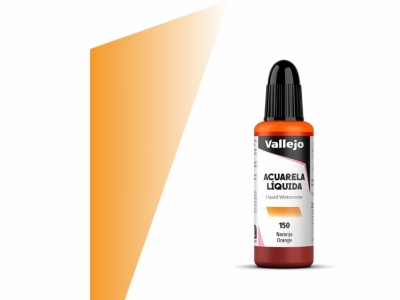 Vallejo Acuarela Liquida, 33.150, Orange, Оранжевая, 32 мл