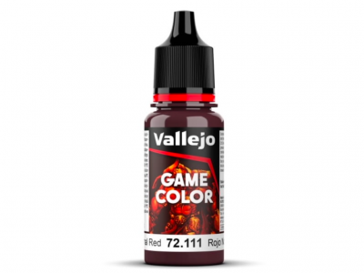 Vallejo Game Color, 72.111, Nocturnal Red, Тёмно-красная, 18 мл