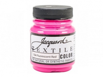 Jacquard Textile Color, JAC154, Красная флуоресцентная, 67 мл