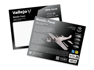 Набор красок Metallic Panel, 77.601