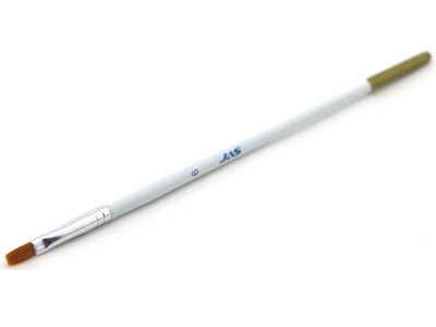 Плоская кисть Jas 3626 № 6, синтетика, короткая ручка