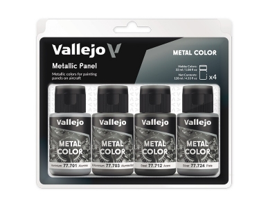 Набор красок Metallic Panel, 77.601