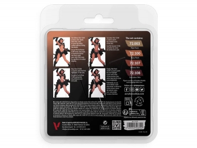 Набор красок Pale Skin Set для кисти, 72.379