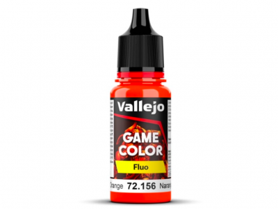 Vallejo Game Color, 72.156, Fluo Orange, Неоновый оранжевый, 18 мл