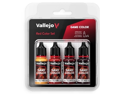 Набор красок Red Color Set для кисти, 72.377